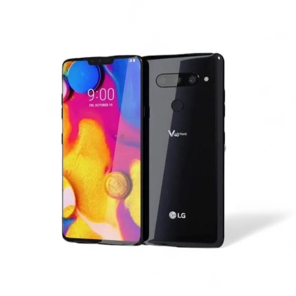 New open box LG V40 Thin Q Black LM-V405UA charger not included just phone